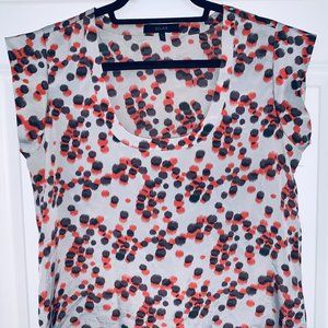 Silky Polka Dot Ruffle Sleeve Blouse